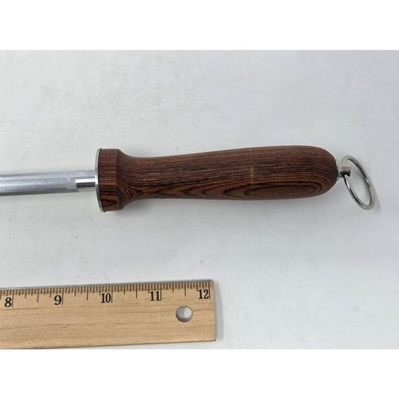 GUNTER WILHELM EXECUTIVE CHEF SERIES HONING STEEL ROD 440C GERMAN STEEL 15" - Picture 3 of 6